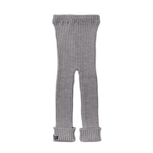 Ella’s Wool TUBES - Warm Knit Leggings - Gray- Size 18 month - 3 yr